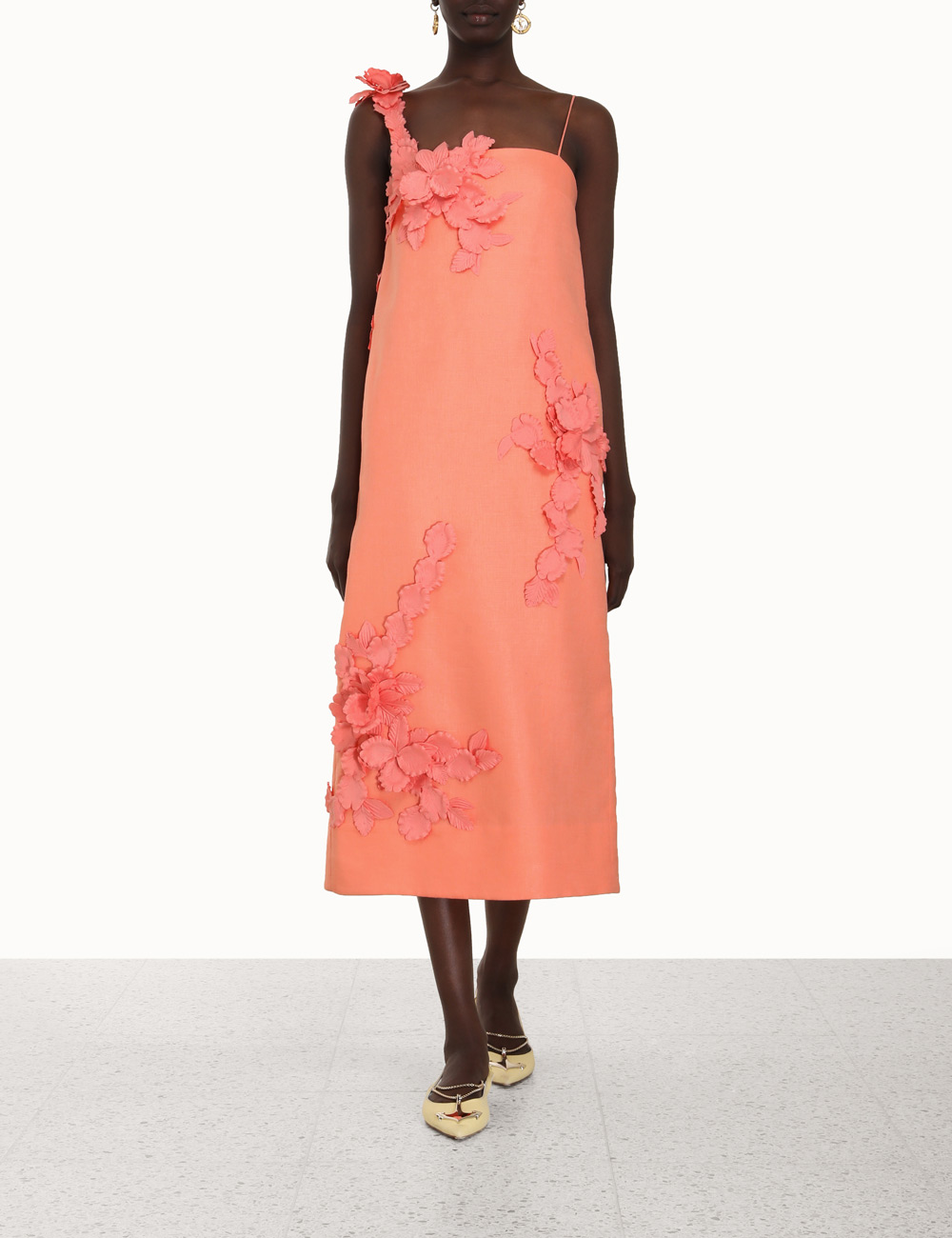 High Tide Lift off Flower Midi