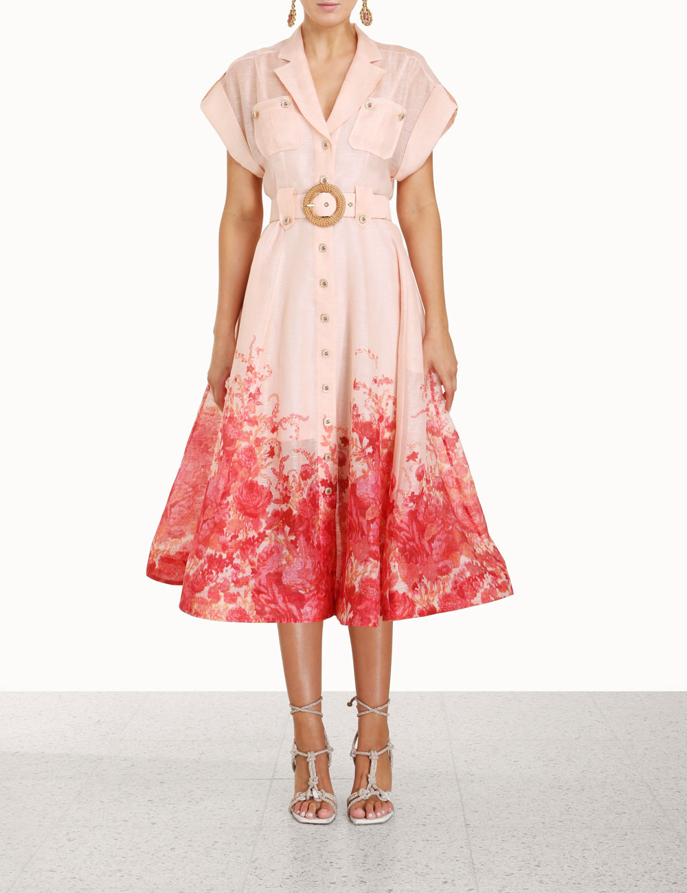 High Tide Shirt Midi Dress