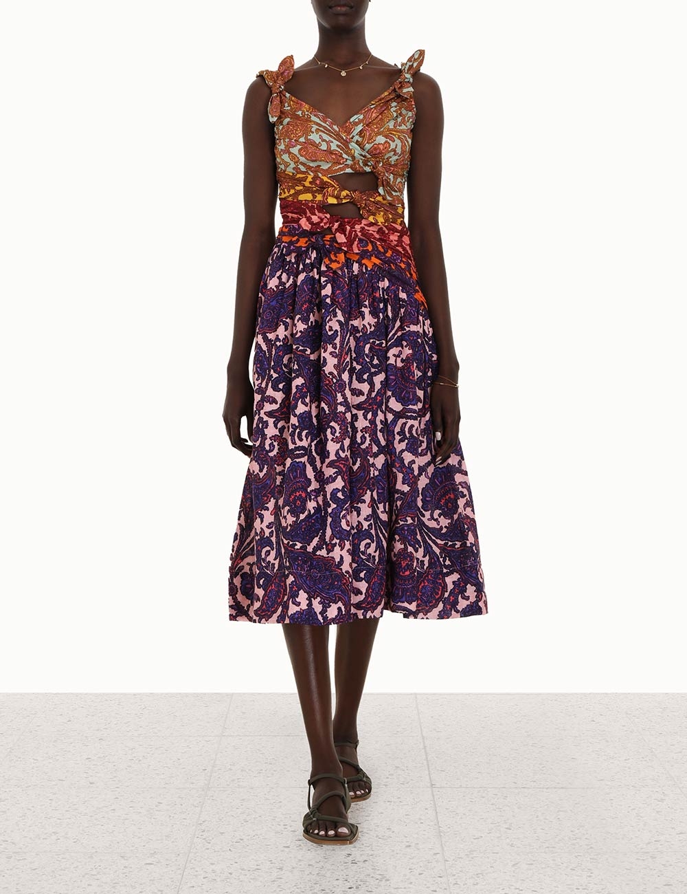 Tiggy Bow Midi Dress