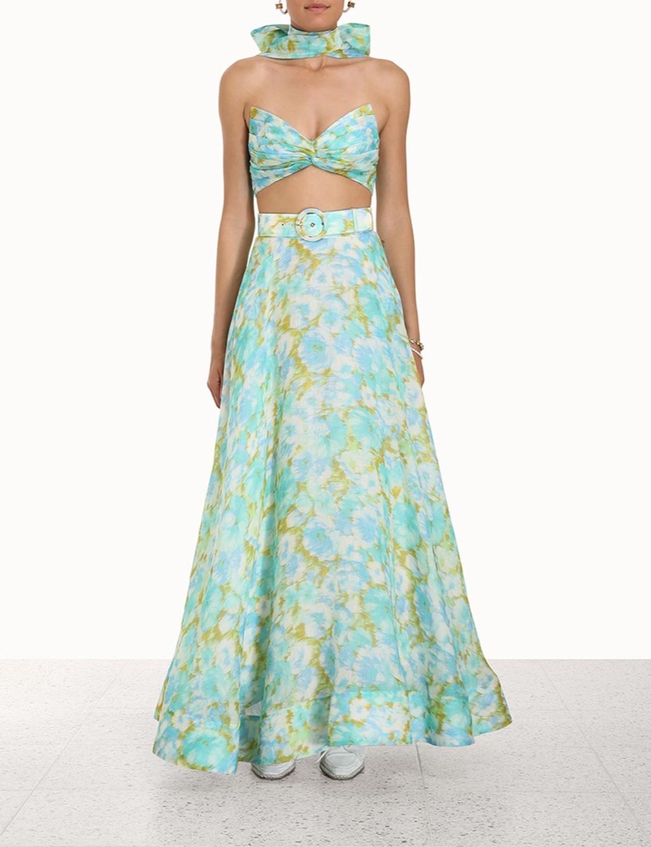 High Tide Ikat Maxi Skirt