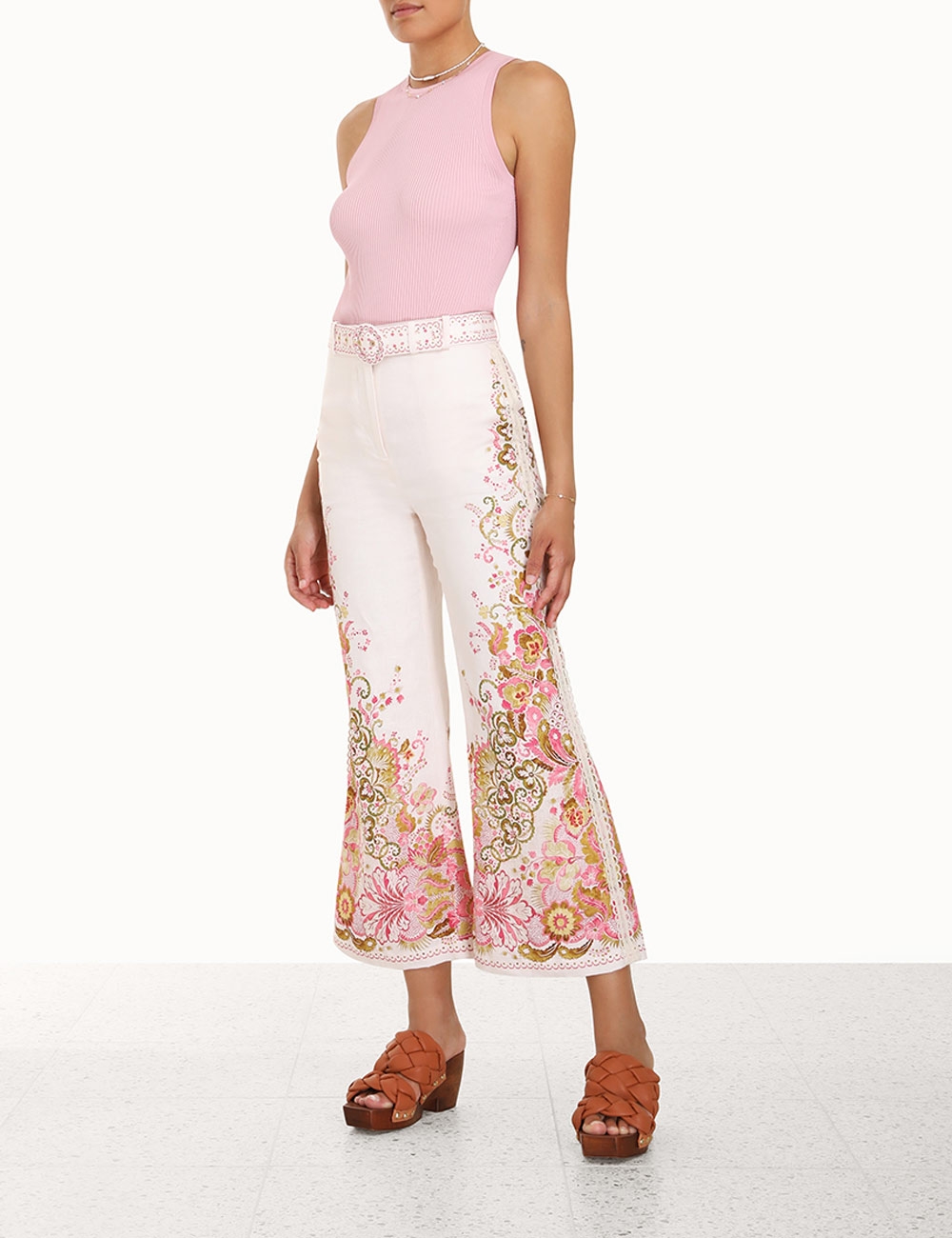 Laurel Cropped Flare Pant 