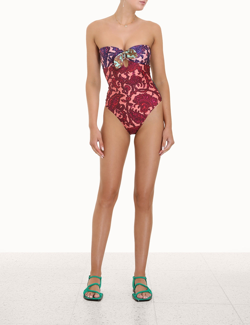 Tiggy Keyhole Tie Front 1PC