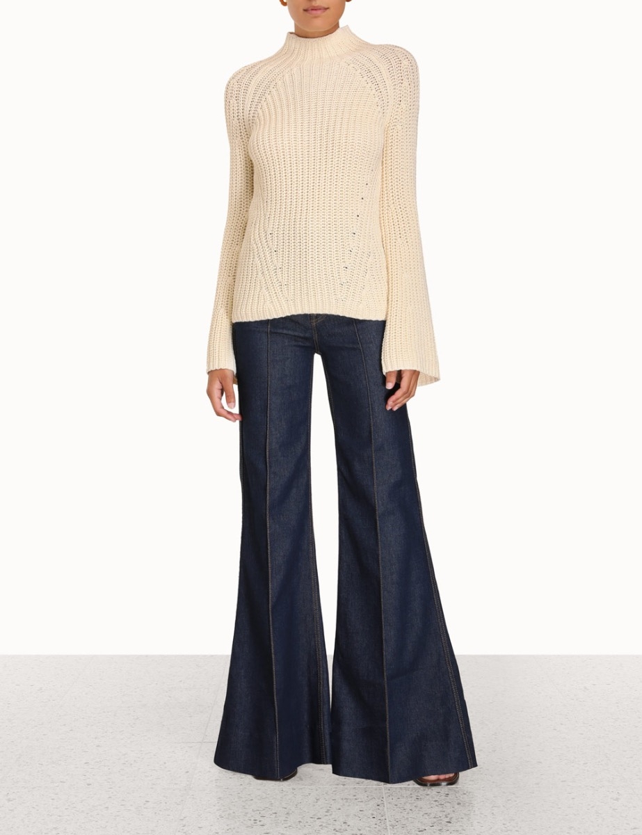 Wonderland Funnel Neck Sweater
