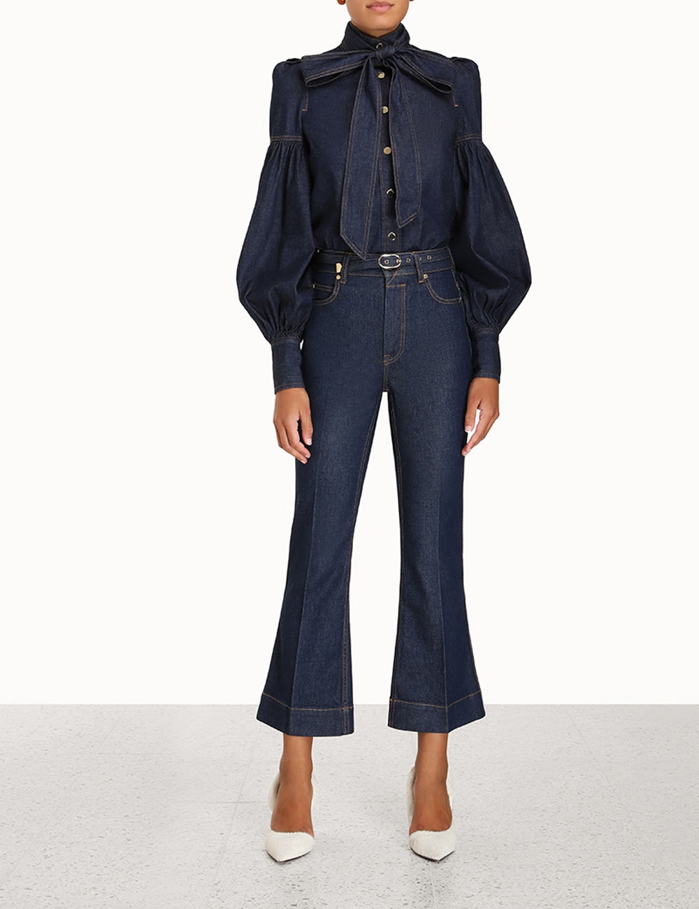 Cropped Flare Jean