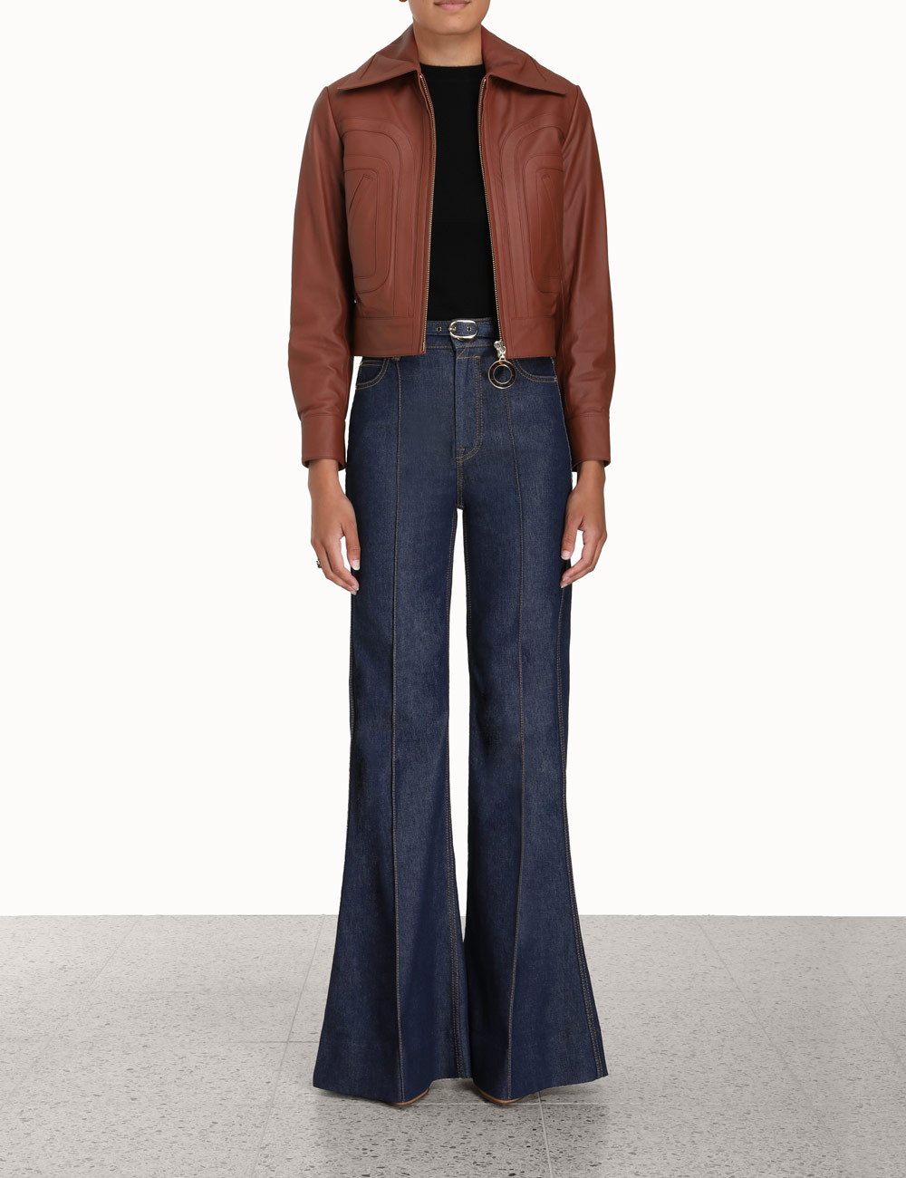 Wonderland Leather Bomber