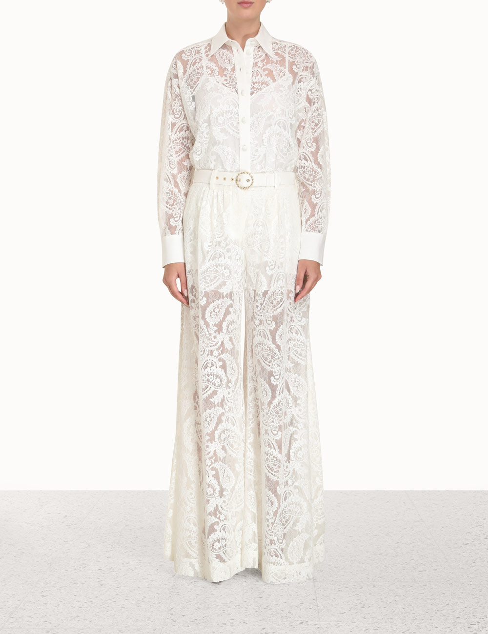 Wonderland Lace Wide Leg Pant