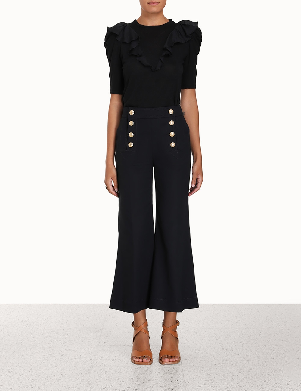 Tama Crop Sailor Pant