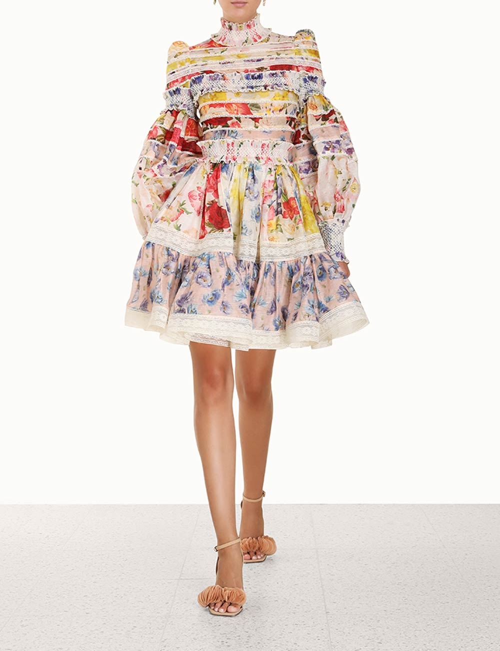 Wonderland Smocked Mini Dress