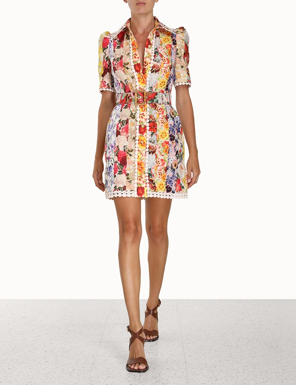 Wonderland Floral Shirt Dress