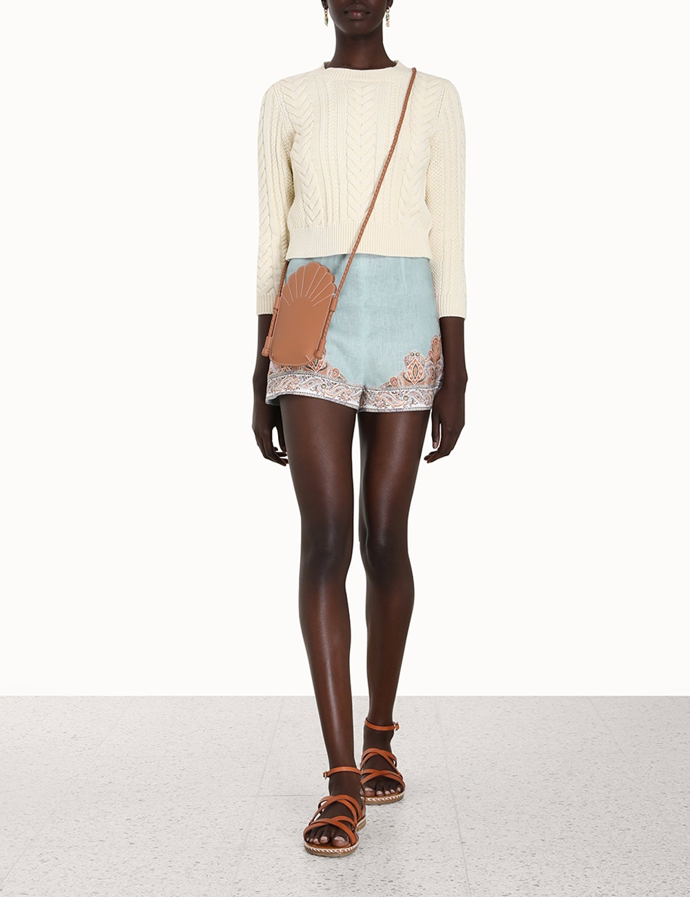 Devi Cable Knit Top