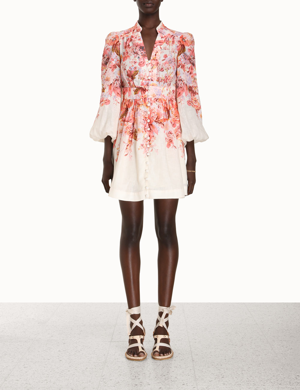 Devi Plunge Mini Dress