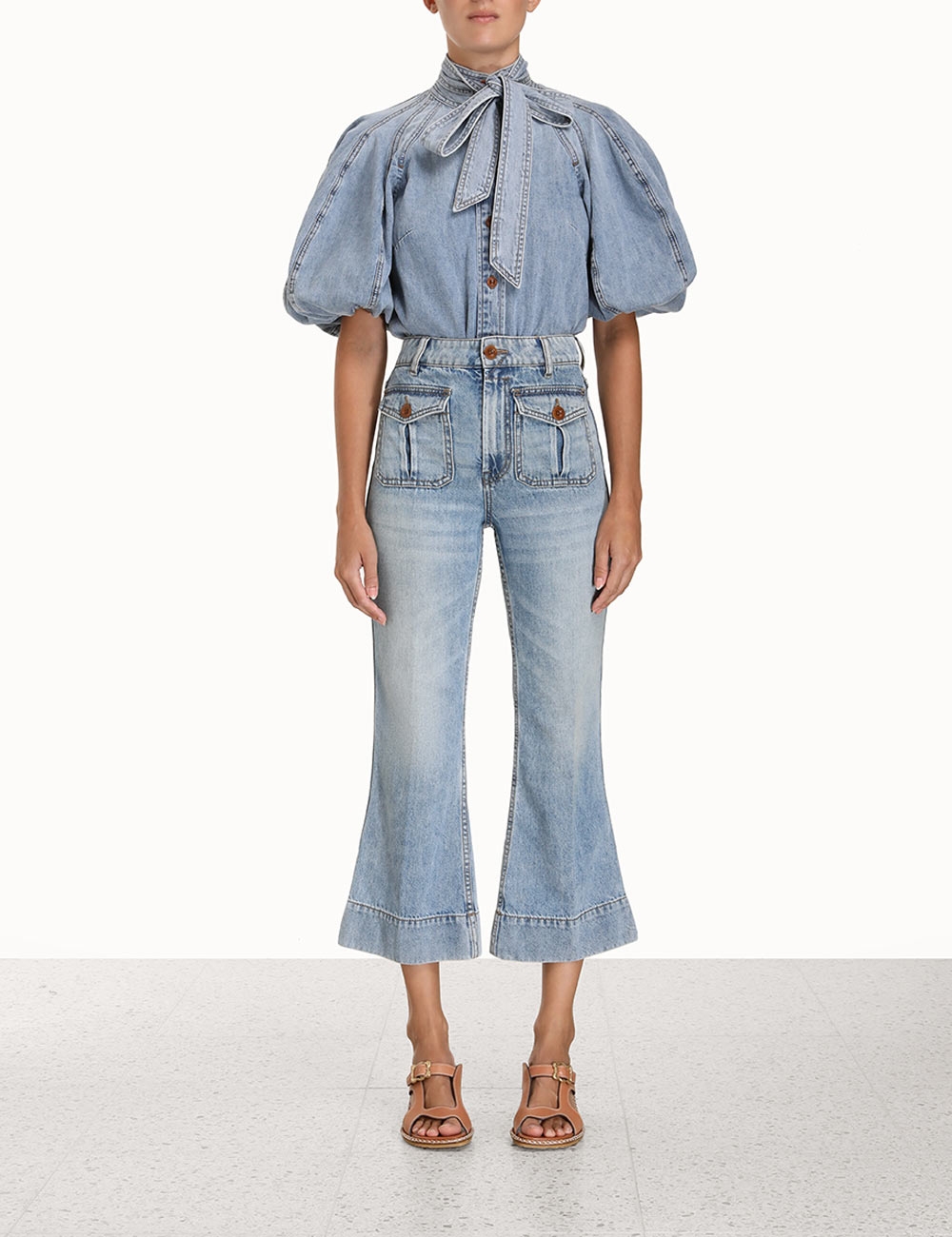 Raie Lantern Sleeve Shirt