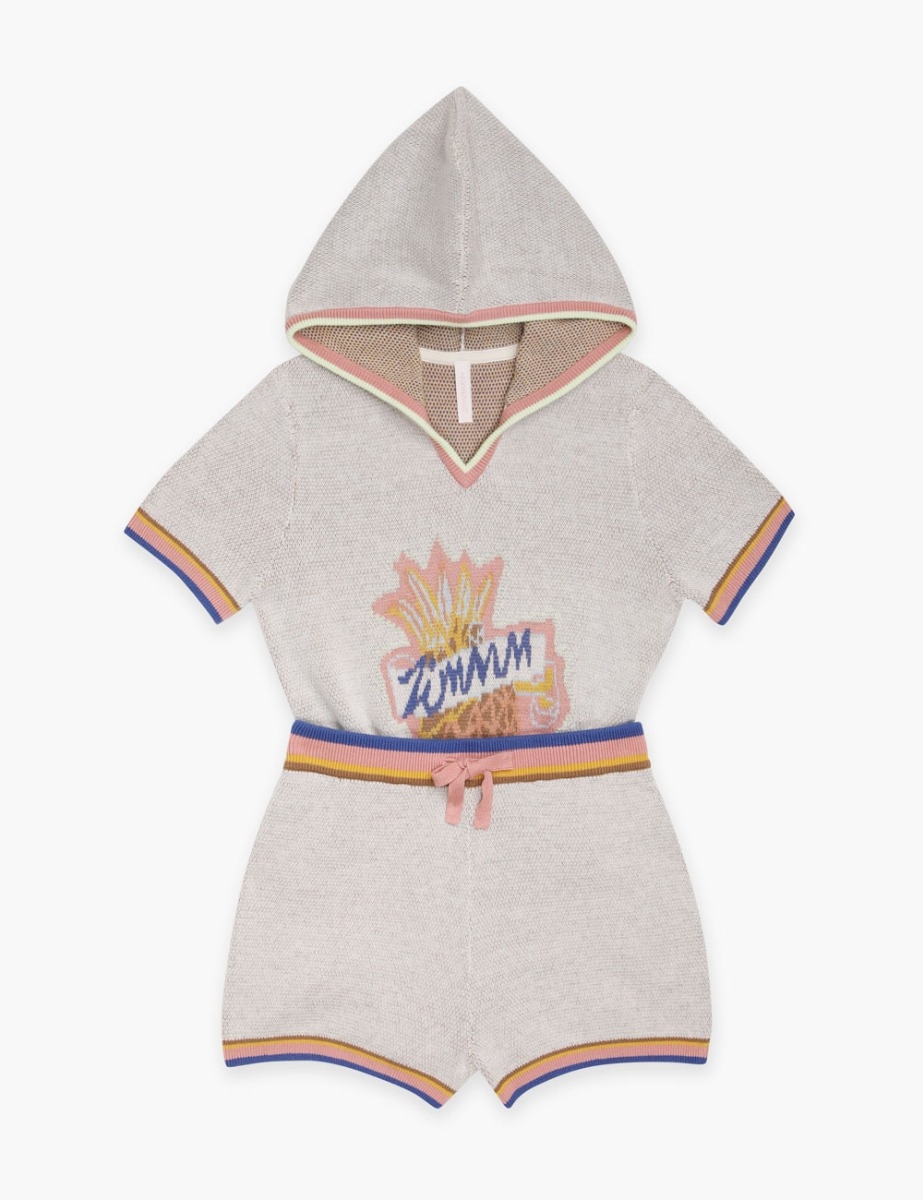 Raie Jacquard Pineapple Hoodie