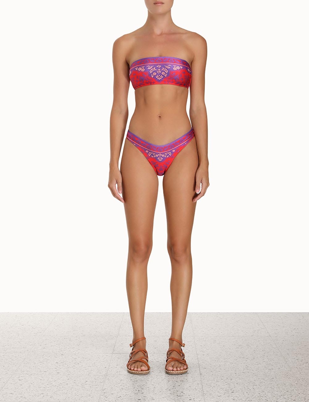 Raie Placement Bandeau Bikini