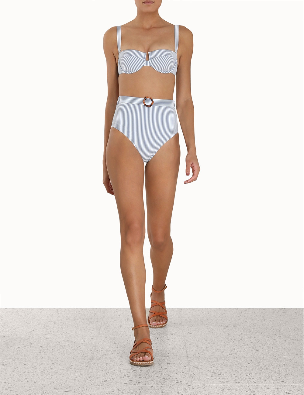 Chintz Stripe Balconette Bra