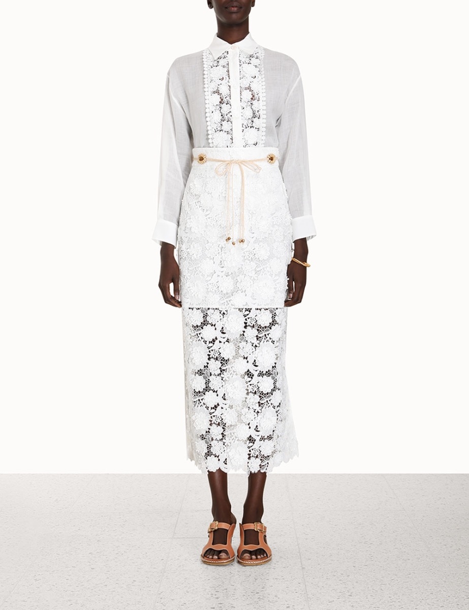 Raie Lace Flower Shirt