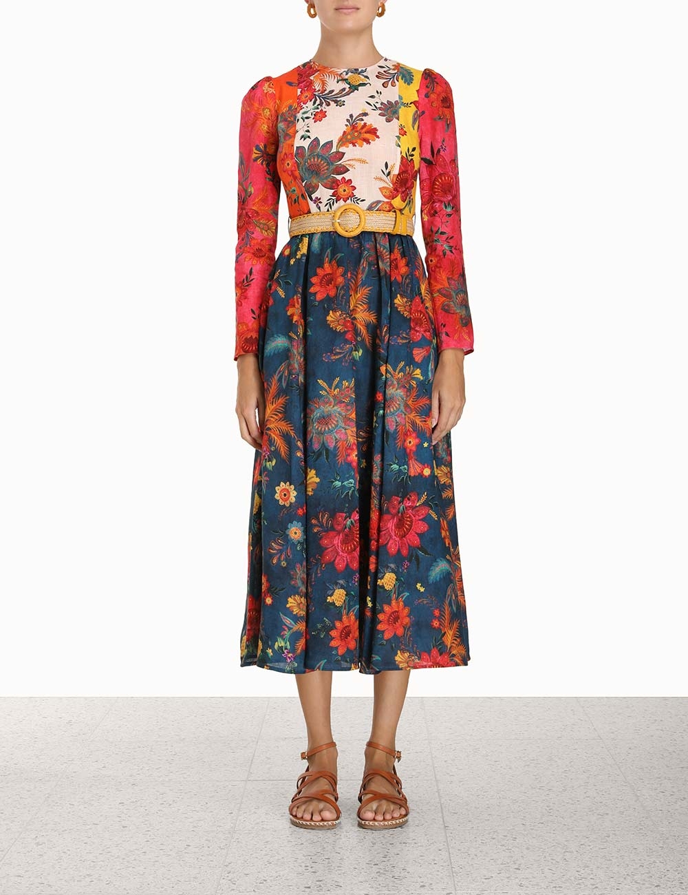Ginger Long Sleeve Midi Dress