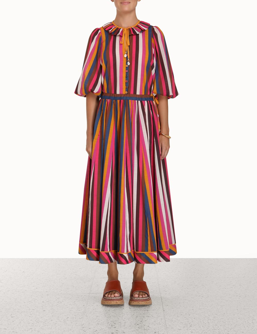 Ginger Draw Flare Skirt