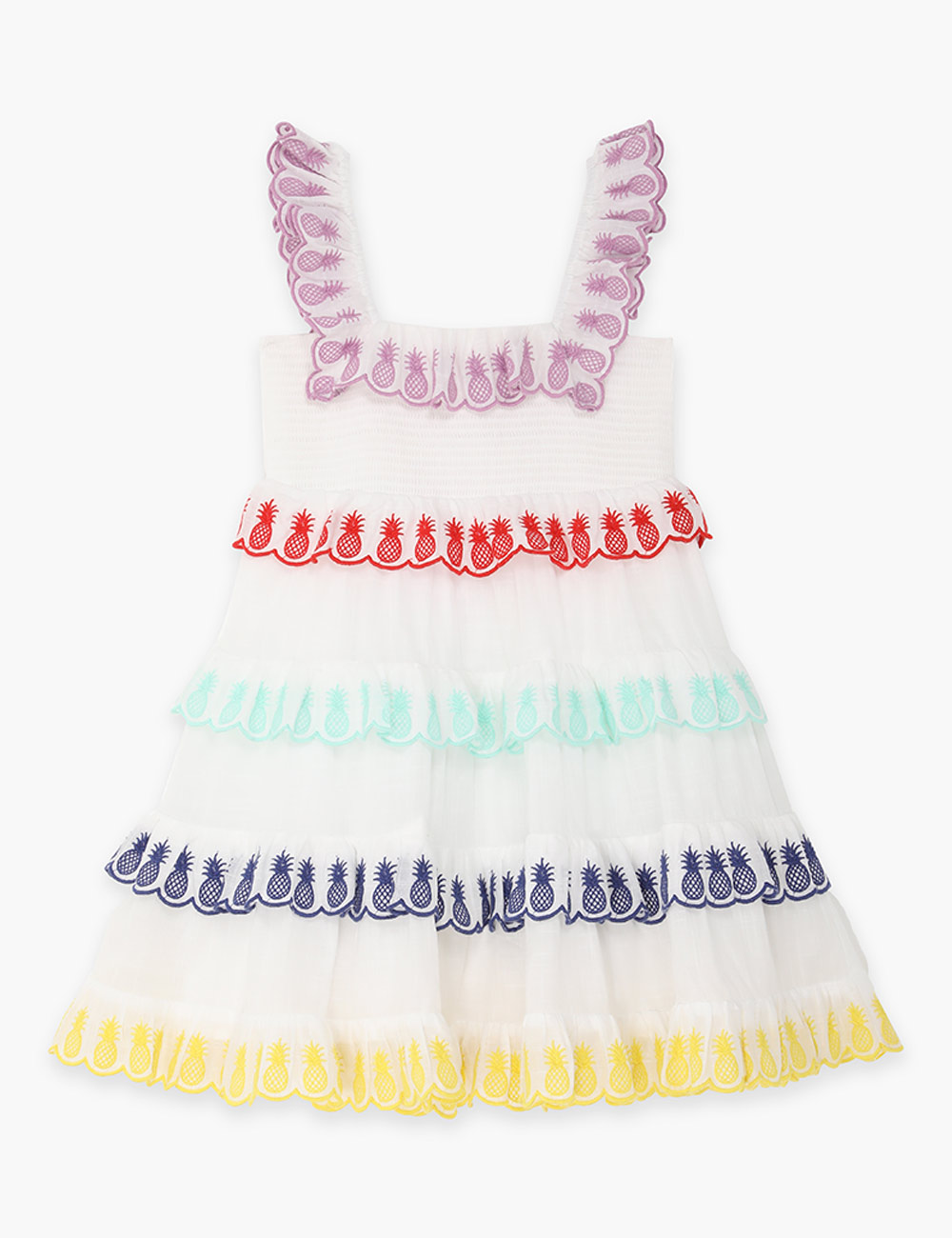 Raie Shirred Picnic Dress
