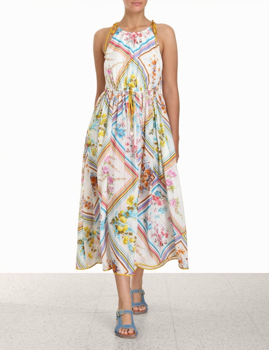 Halcyon Halter Scarf Dress