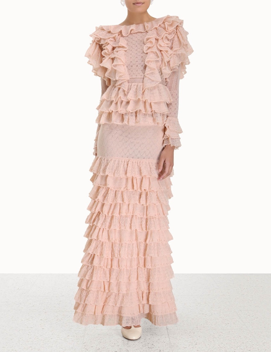 Luminosity Lace Frill Skirt