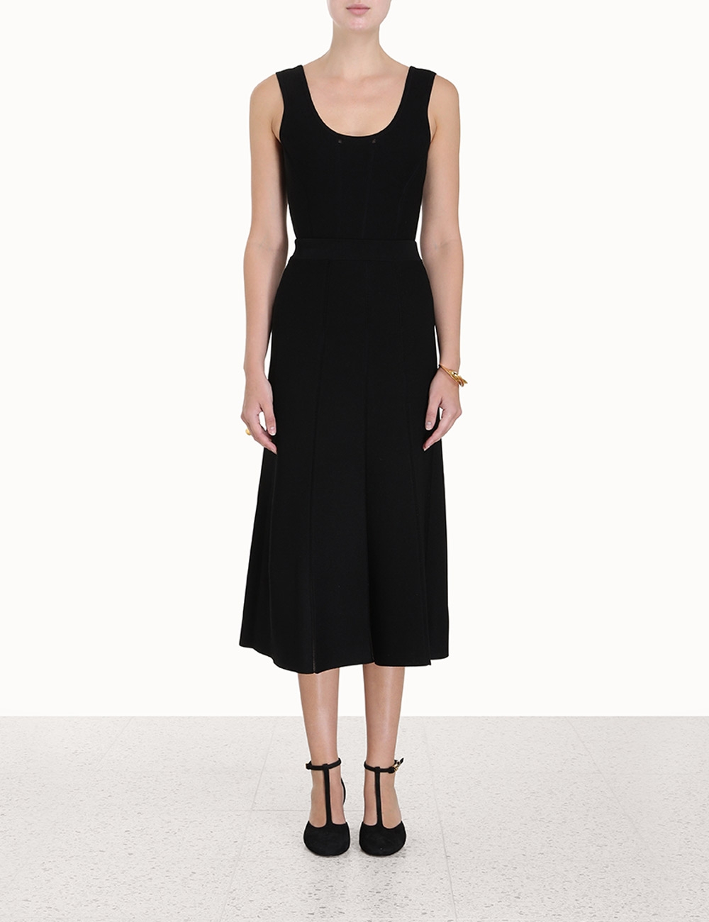 Luminosity Knit Panelled Skirt