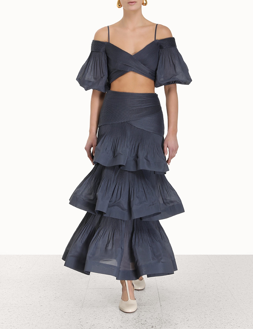 Pleated Bodice