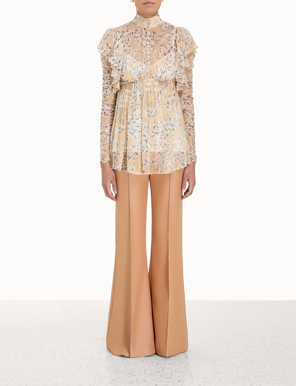 Luminosity Gathered Blouse