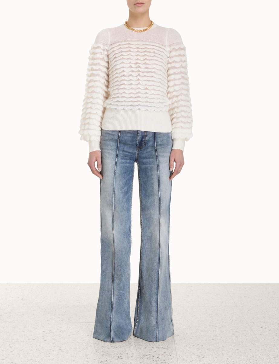 Luminosity Scallop Sweater