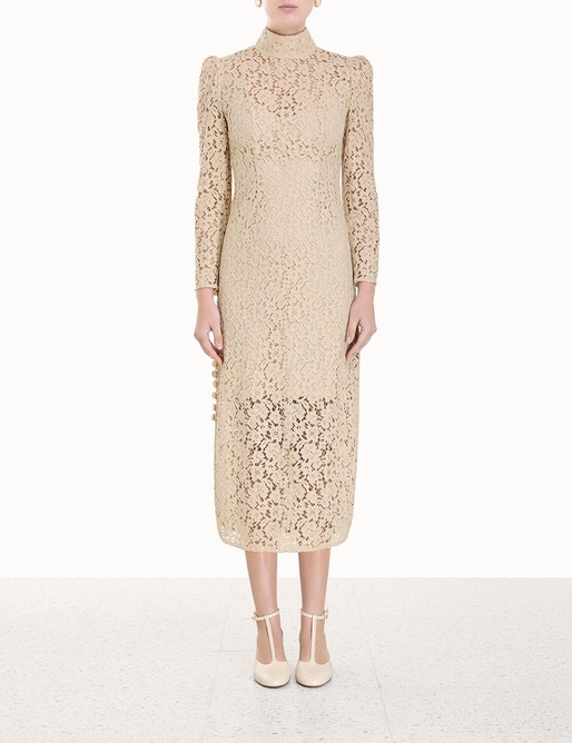 Sensory Lace Midi Dress