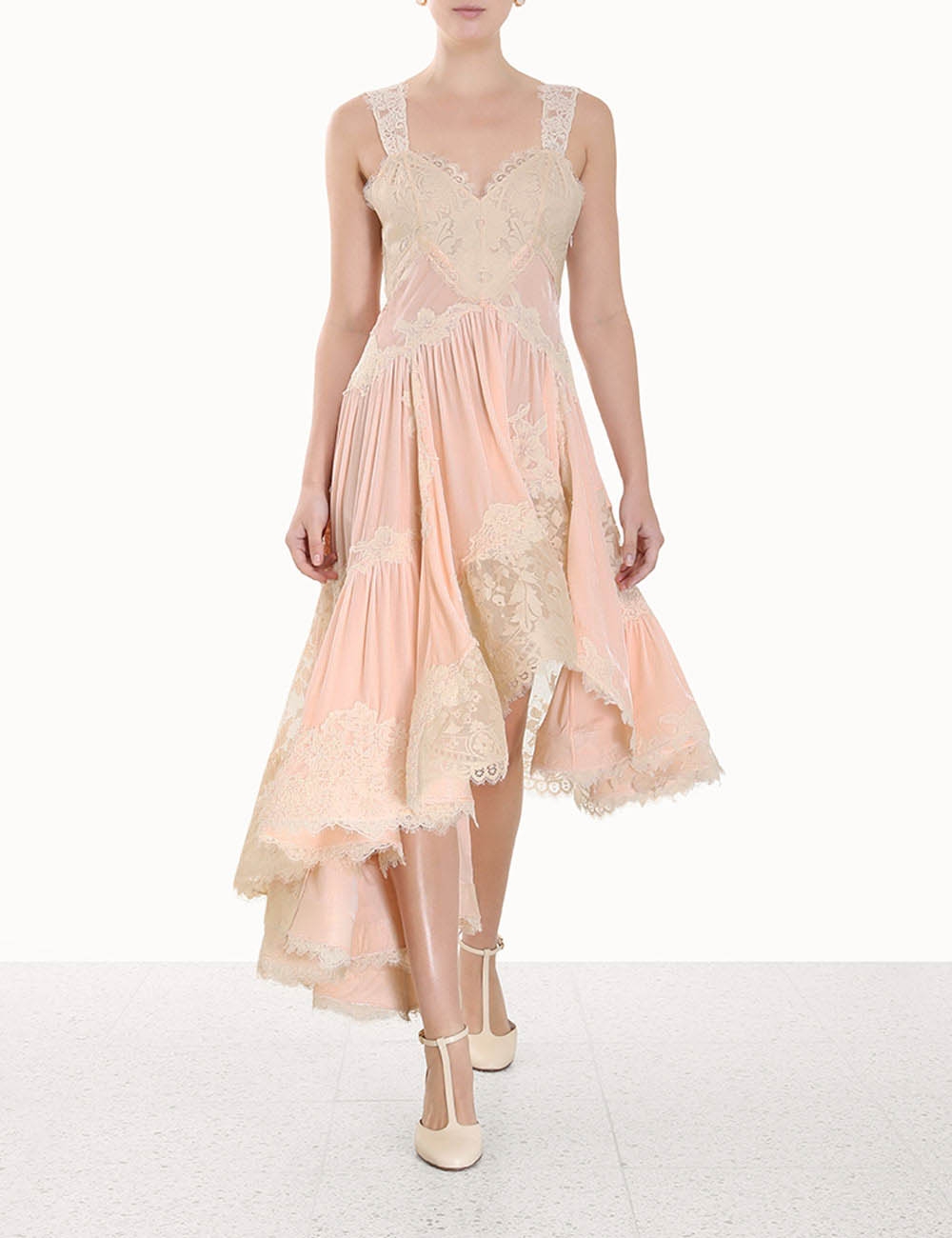 Luminosity Velvet Lace Midi