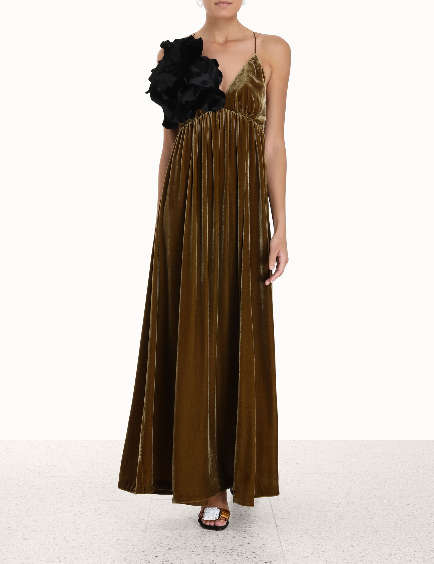 Sensory Velvet Dress