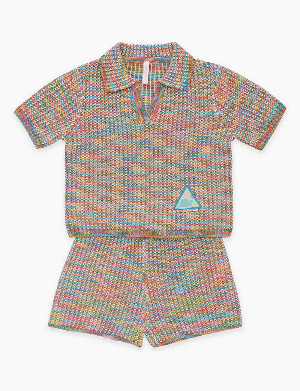 August Textured Knit Polo