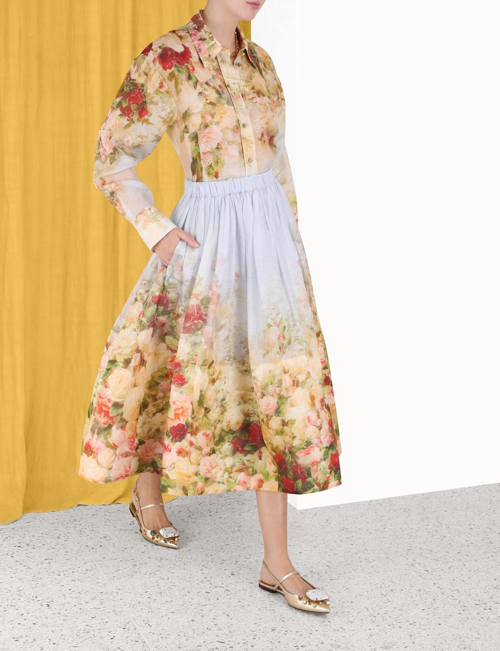 Luminosity Midi Skirt