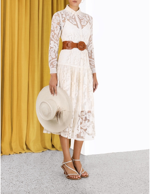 Estelle Crochet Long Dress