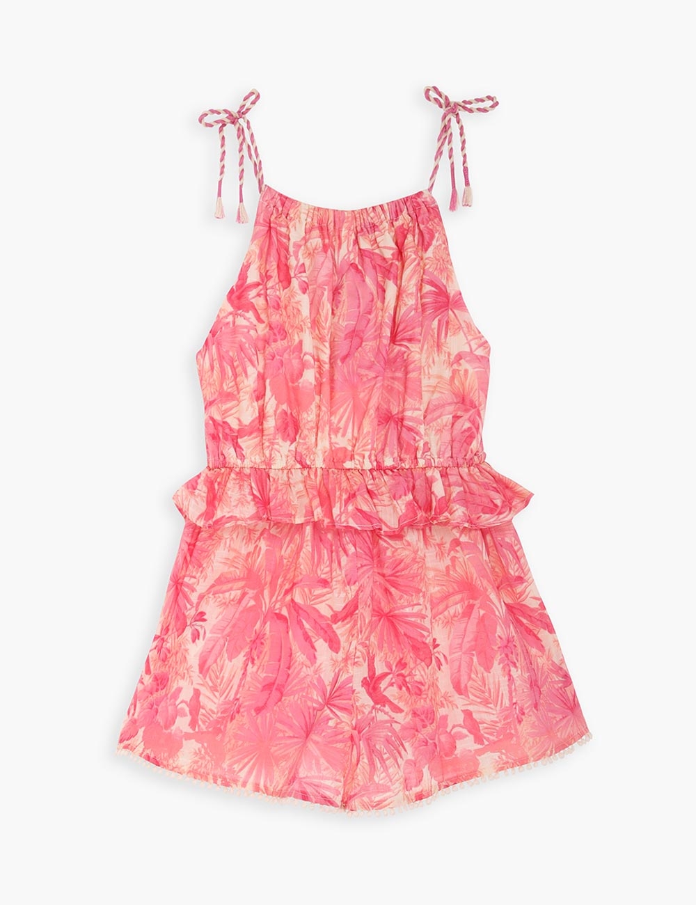 Ginger Tie Shoulder Playsuit
