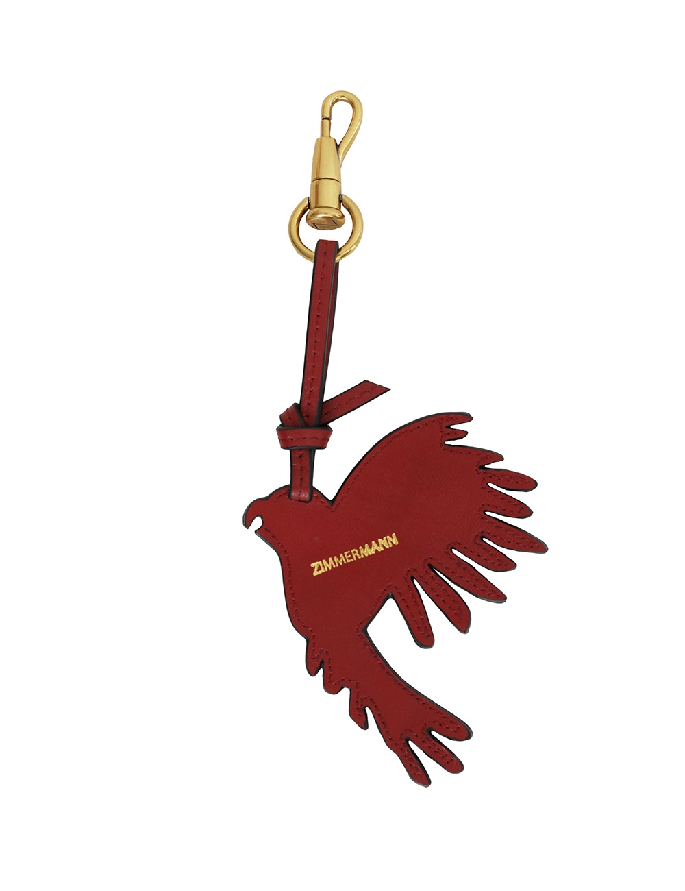 Leather Parrot Keycharm