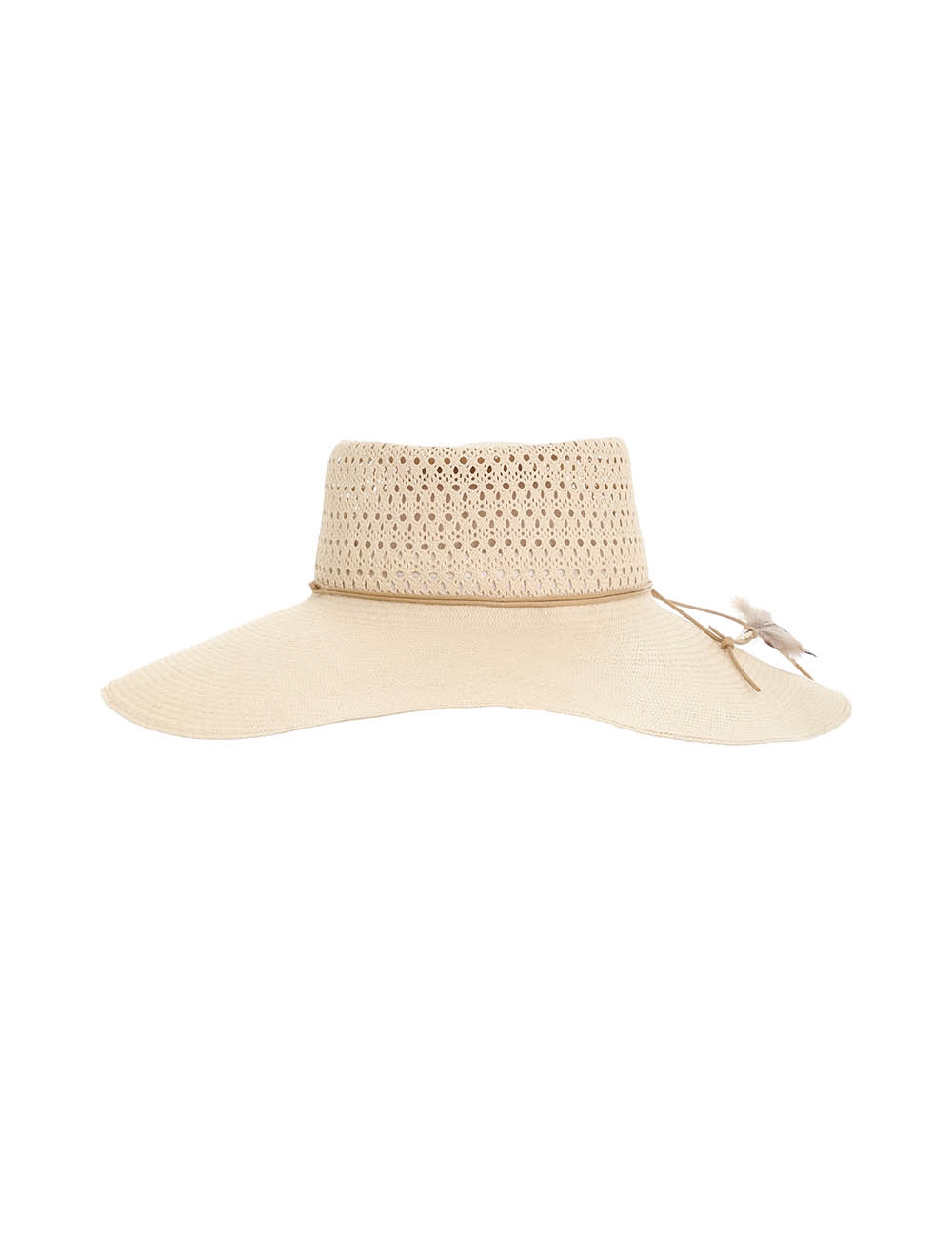 Open Weave Crown Boater