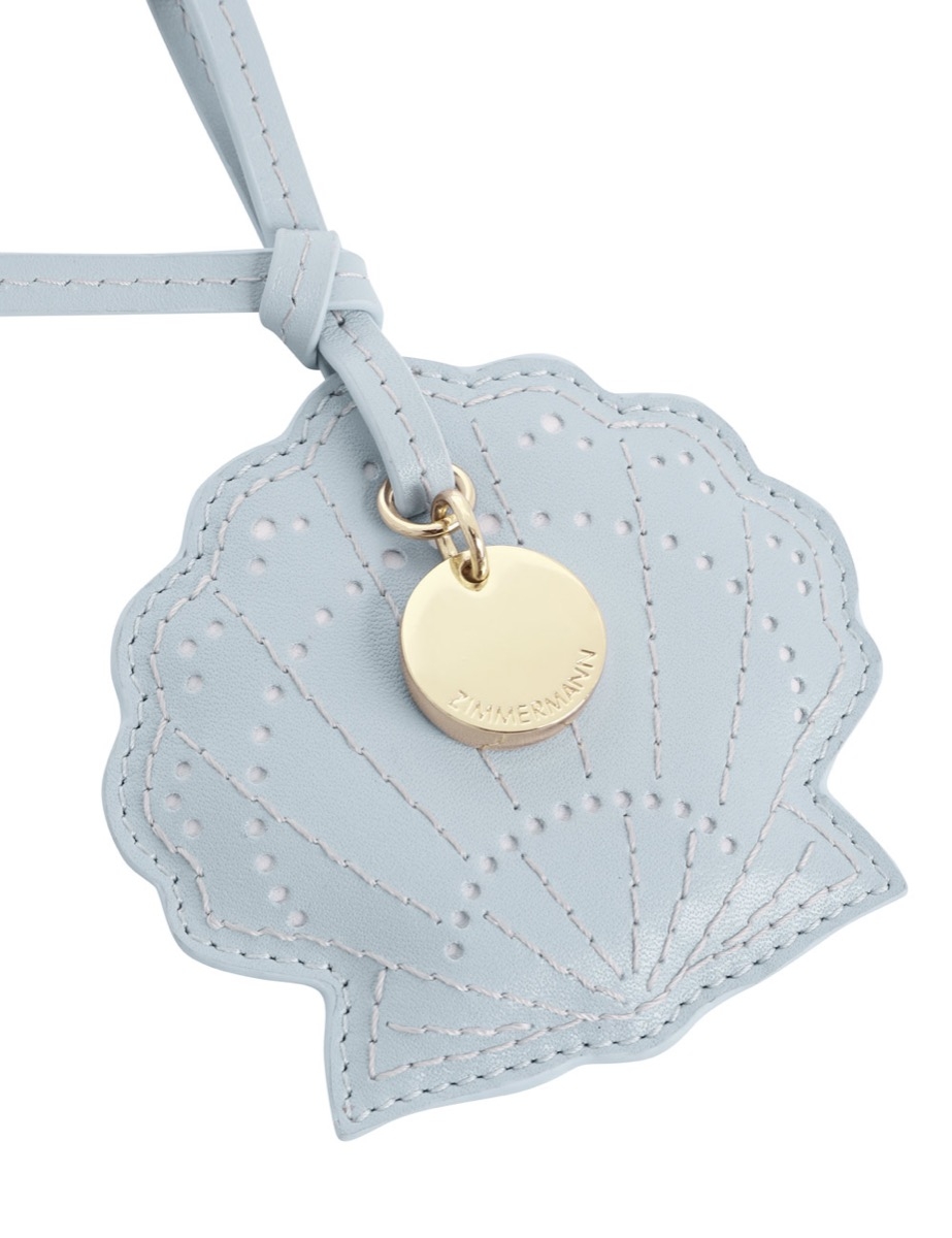 Leather Shell Key Charm