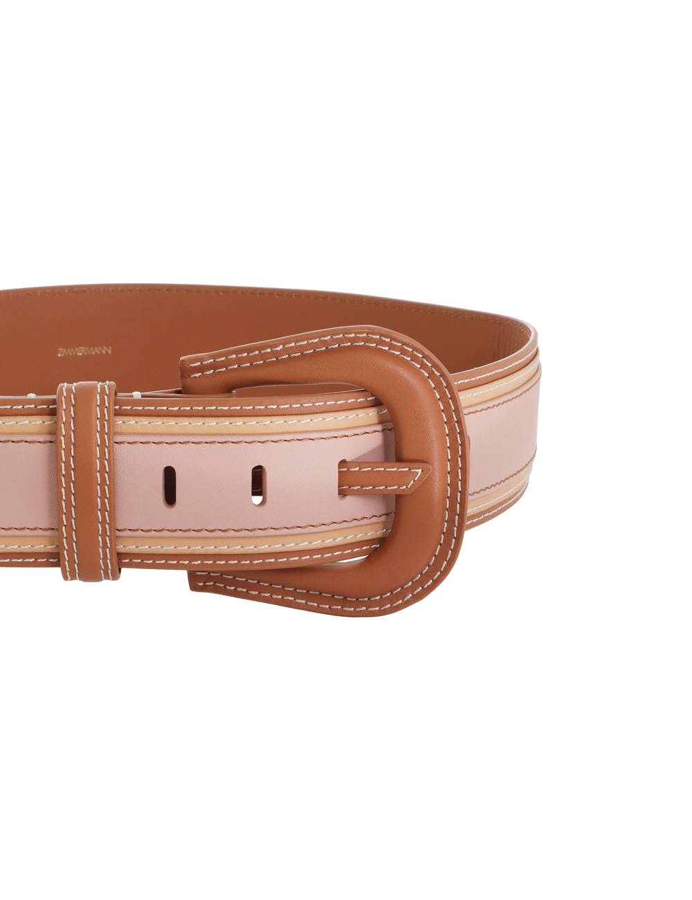 Wide Stripe Belt