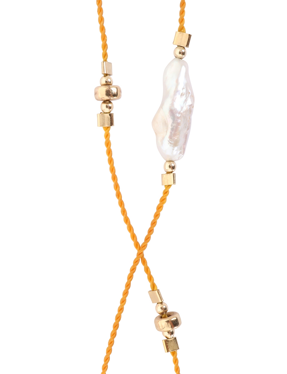 Long Cord Pearl Wrap Bracelet