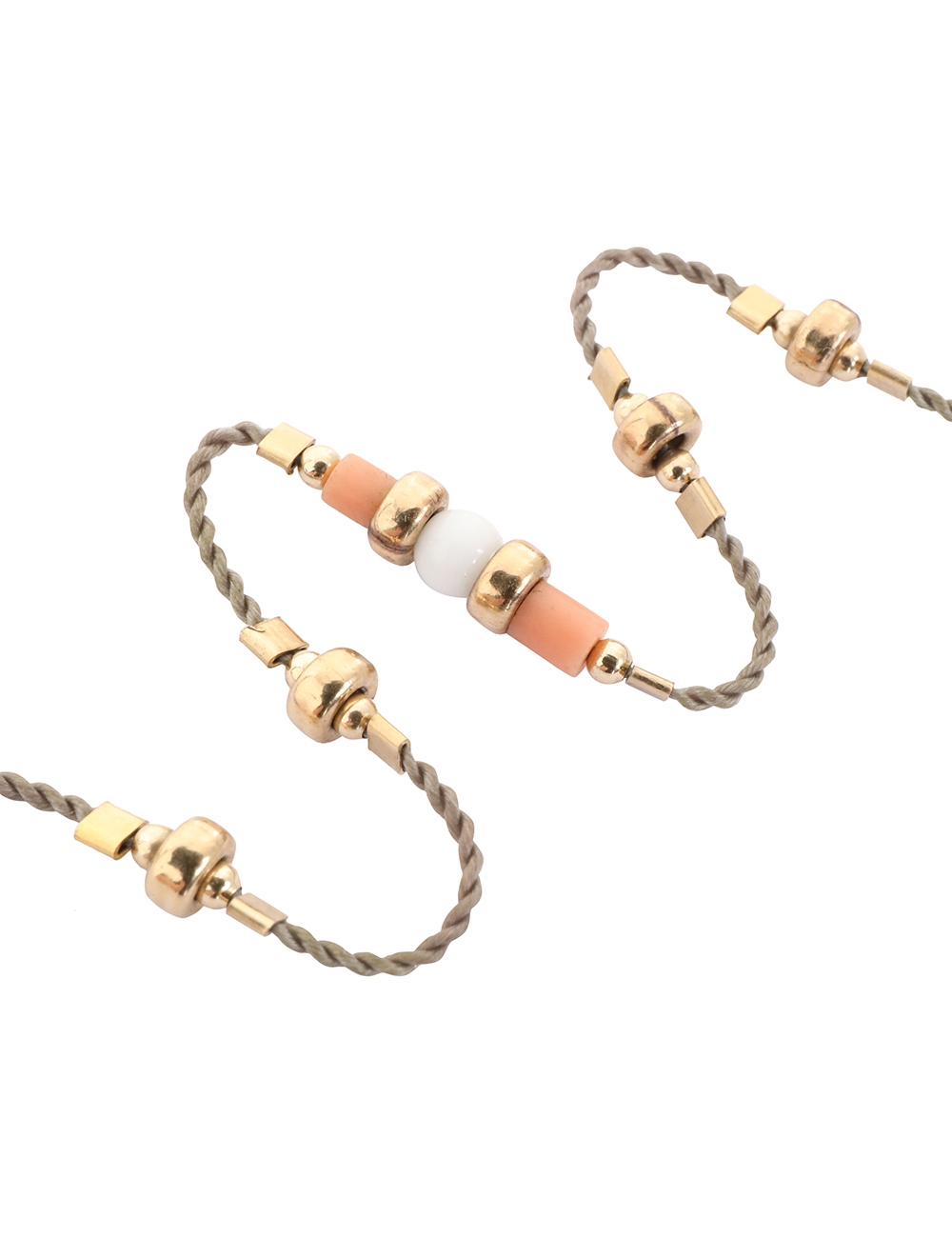 Small Cord Bead Bracelet