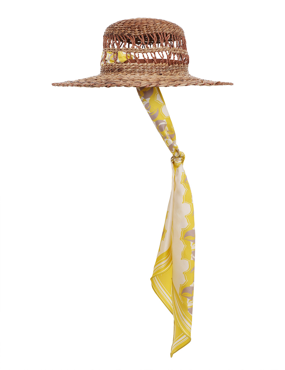 Vented Wicker Boater