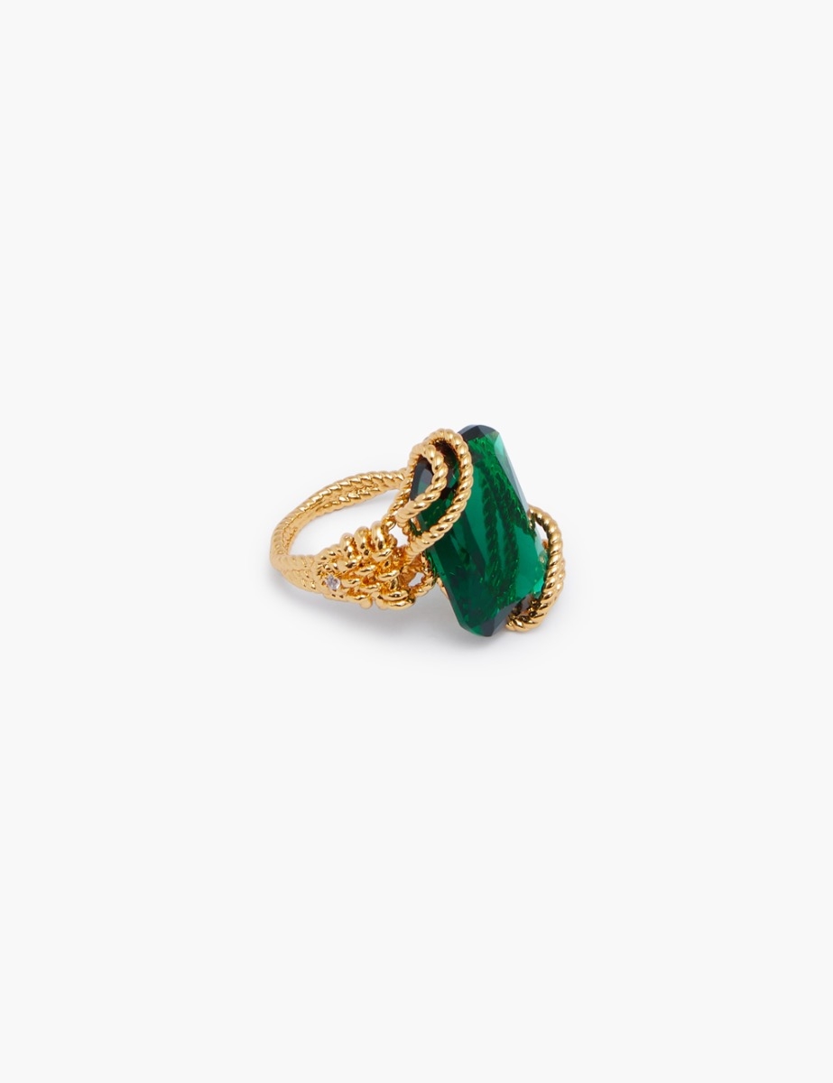 Tangled Rope Cocktail Ring