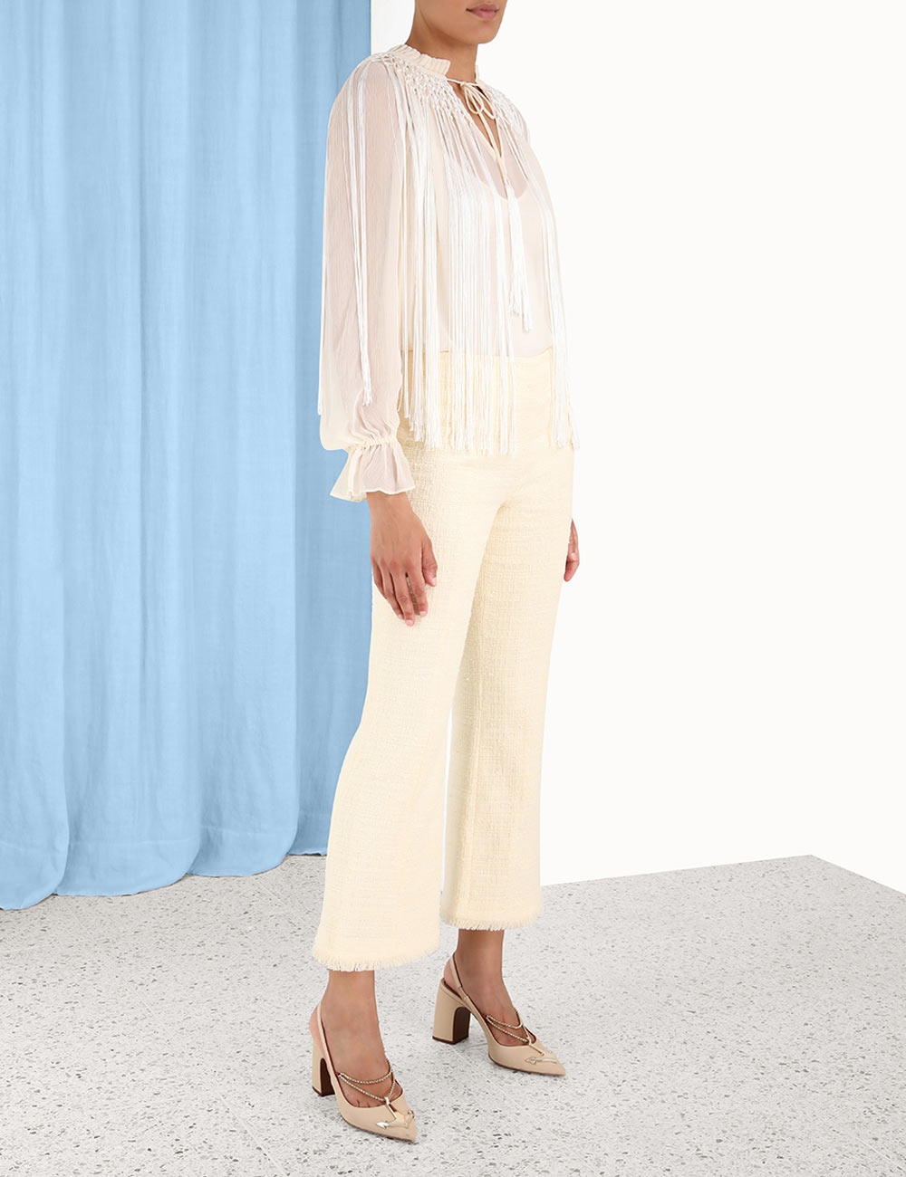 High Tide Fringe Swing Blouse