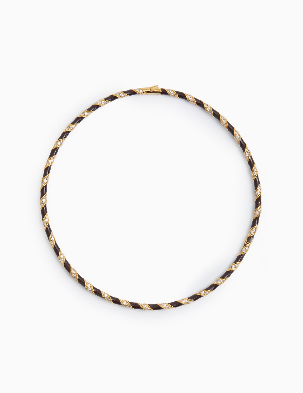 Candy Stripe Pave Choker