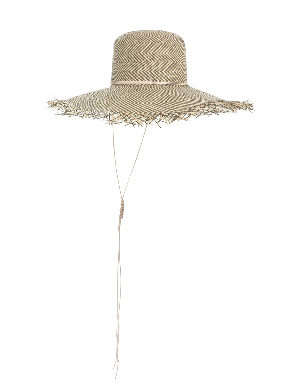 Herringbone Wide Brim Hat