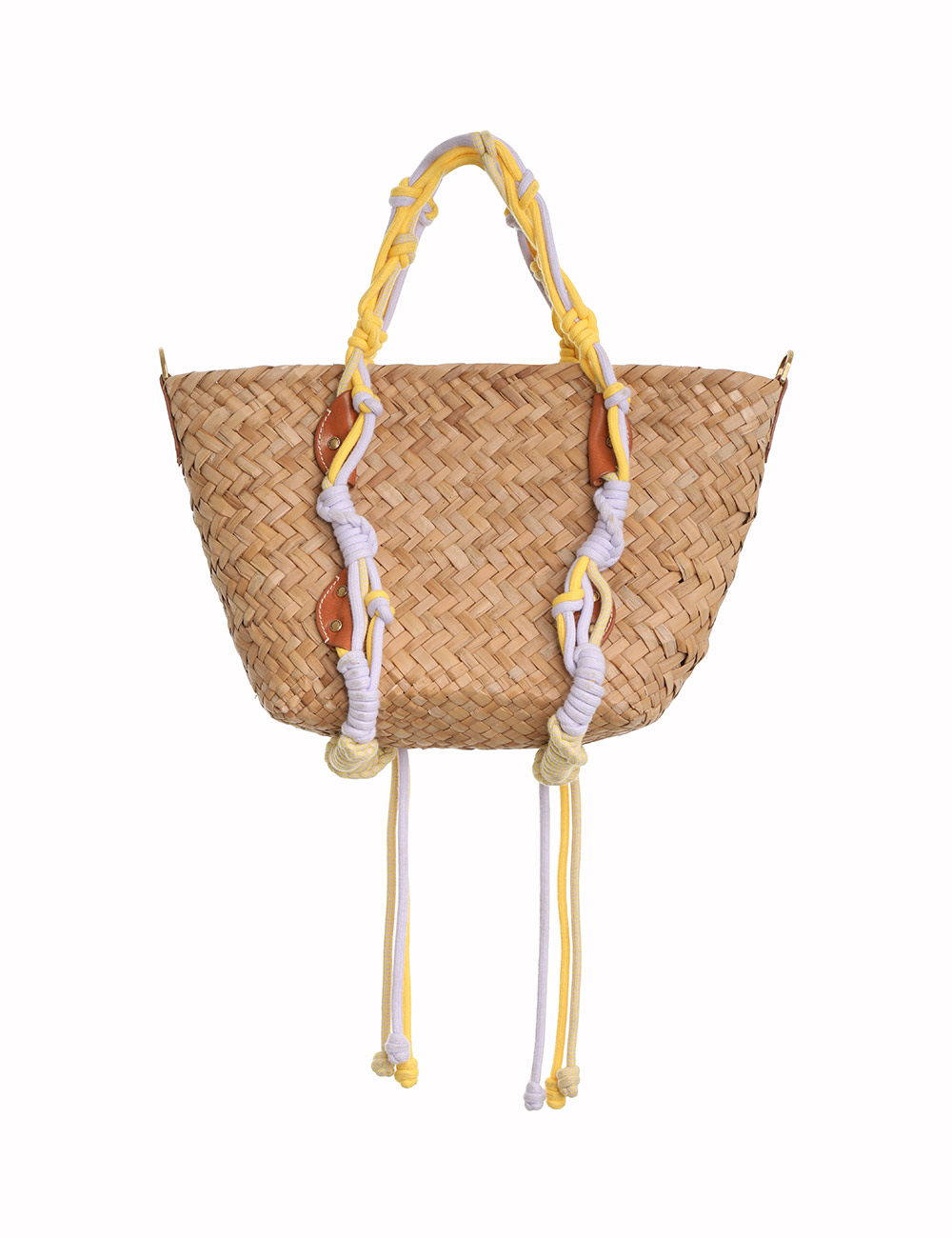 Small Macrame Woven Basket 
