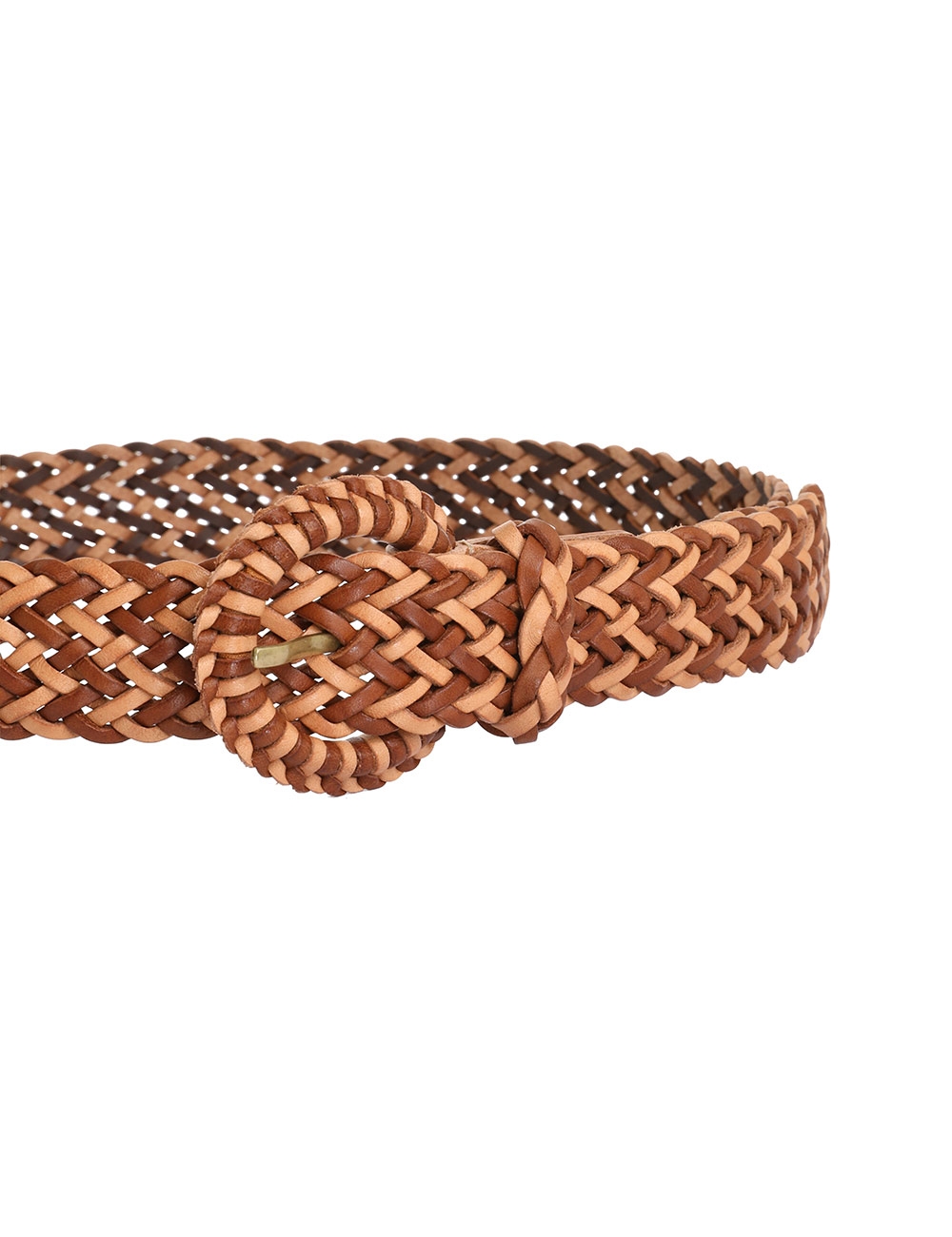 Braided Leather Jean Belt