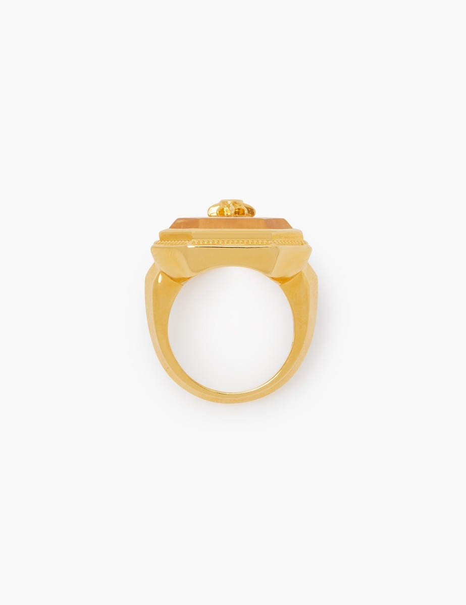 Crystal Signet Ring